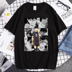 Unisex Anime Graphic Printed Loose Summer T-Shirt