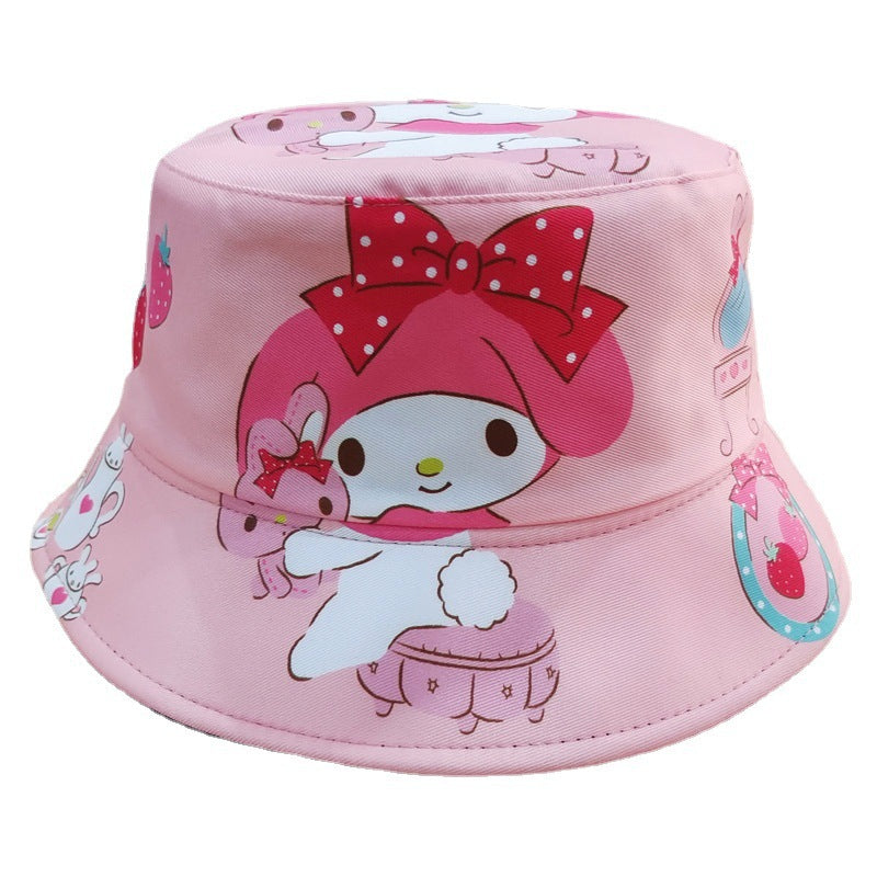 Casual Anime Printed Bucket Hat