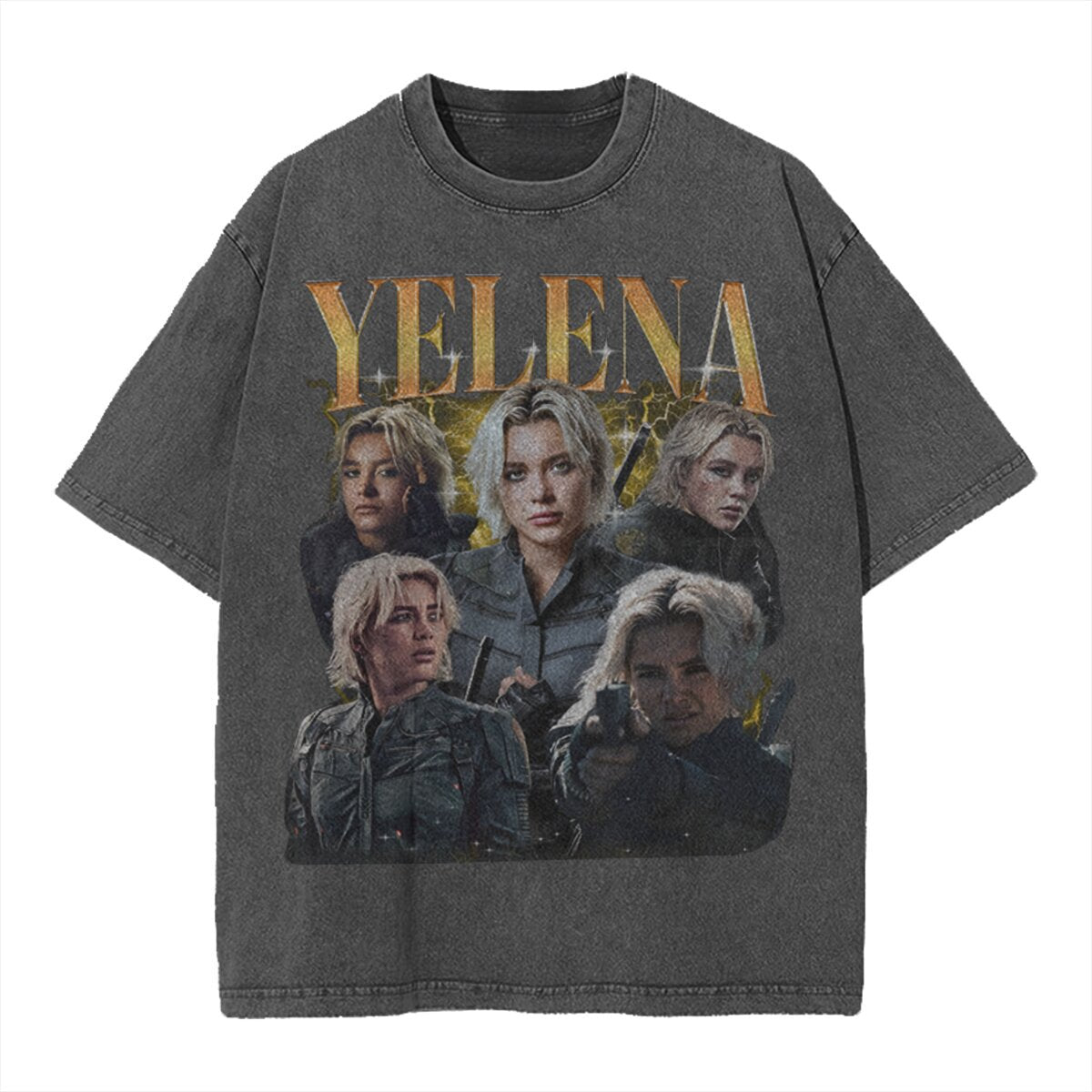 Unisex Retro Bucky Yelena Washed Loose Top