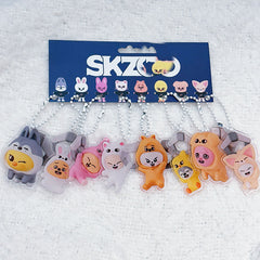 SKZ Gacha Doll Acrylic Pendant Keyring Set