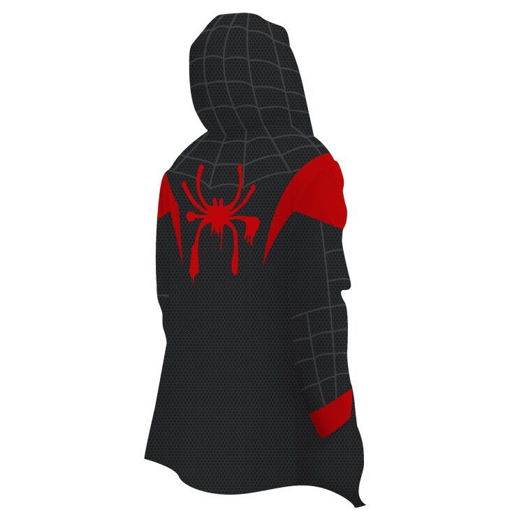 Cool Miles Spider 3D Printed Comic Cosplay Hooded Cloak