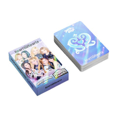 124PCS H2H ICONIC HEART Holographic Photocard Sticker