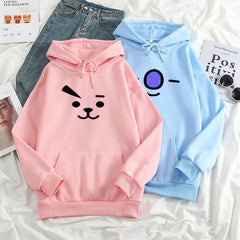 Lovely Casual Cartoon Kpop Hoodie