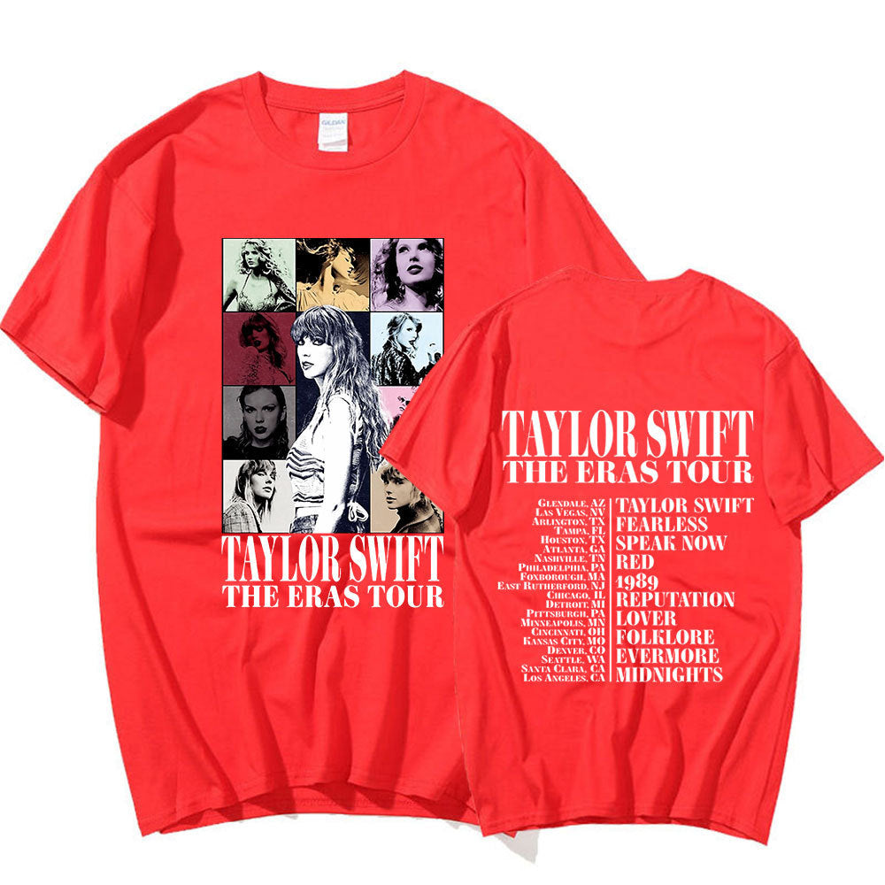 Casual Taylor Tour Printed Loose T-shirt