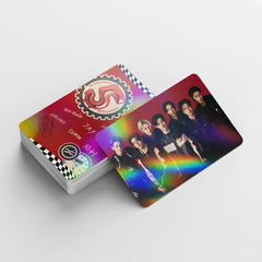 124pcs EN Album 5th Anniversary Flash Photocard Stickers