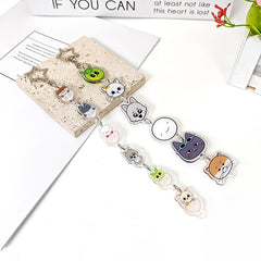 KPOP Cartoon Double-sided Keychain Schoolbag Pendant