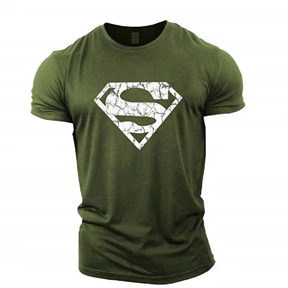 Men's Sports Fitness Loose Casual T-shirt