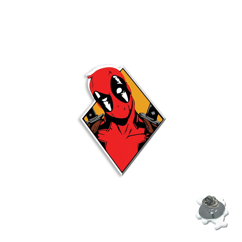 Deadpool and Wolverine Brooch Badge