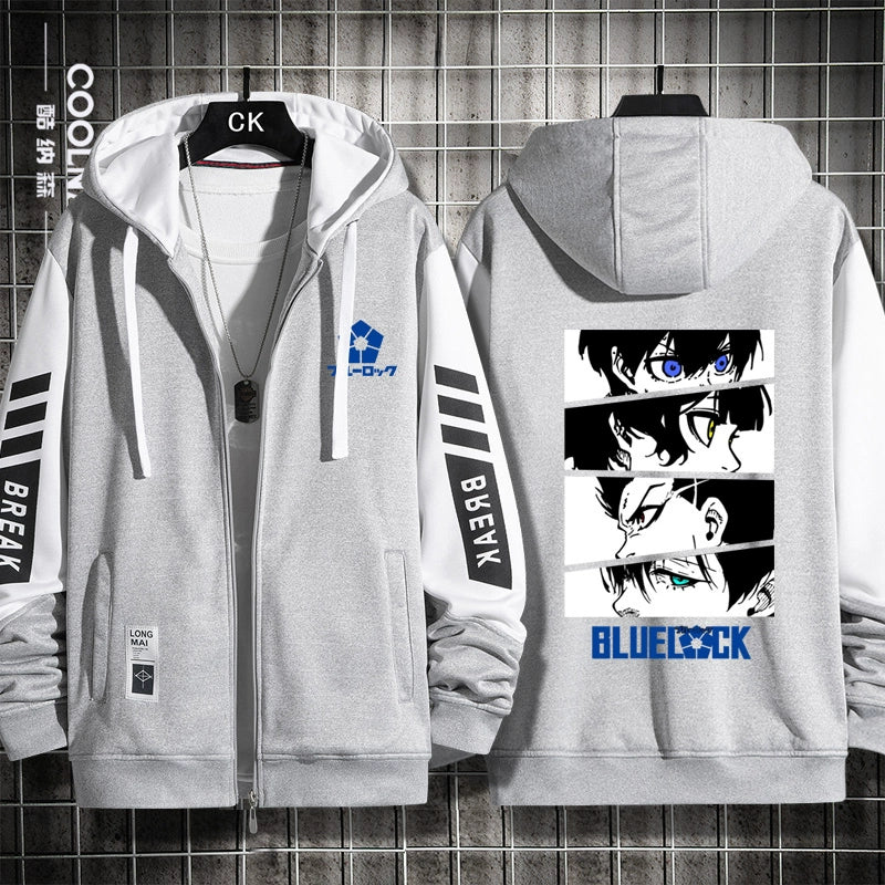 Unisex Anime Nagi Zipper Cardigan Hoodie