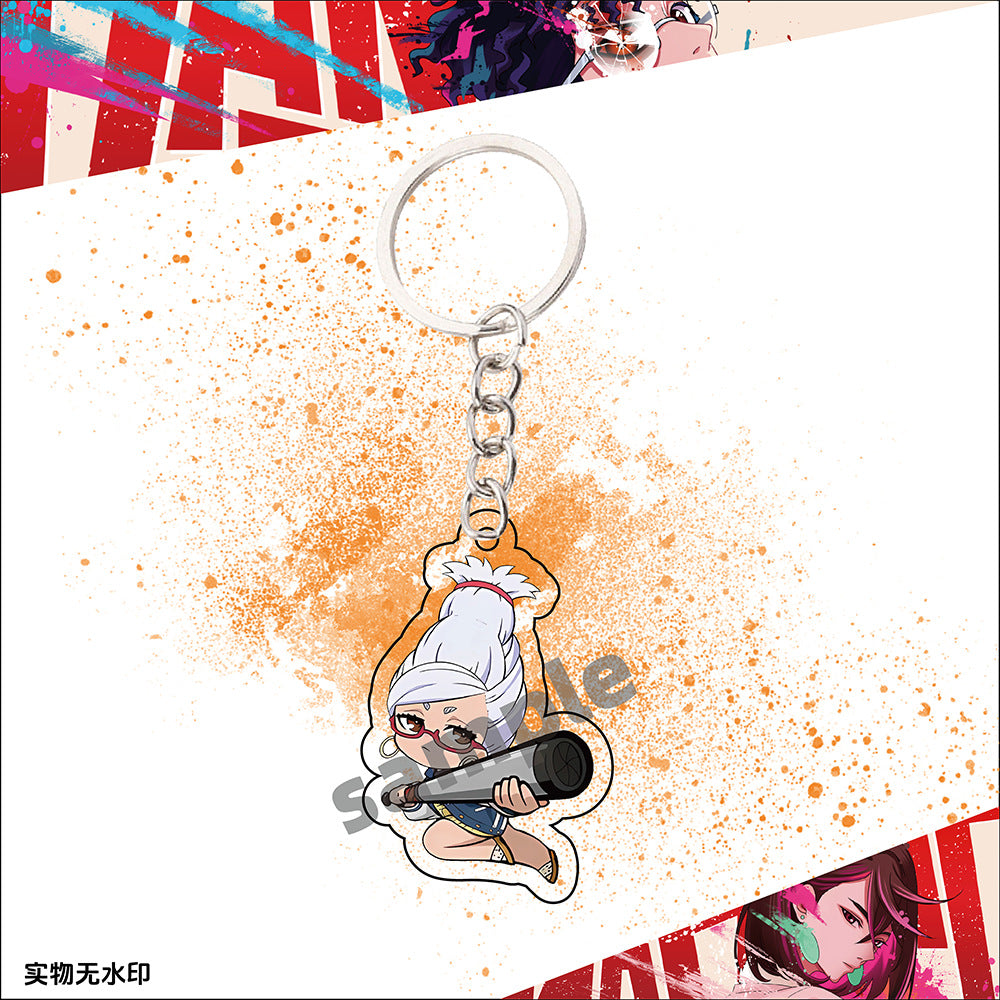 Cute Anime Acrylic Keychain Pendant