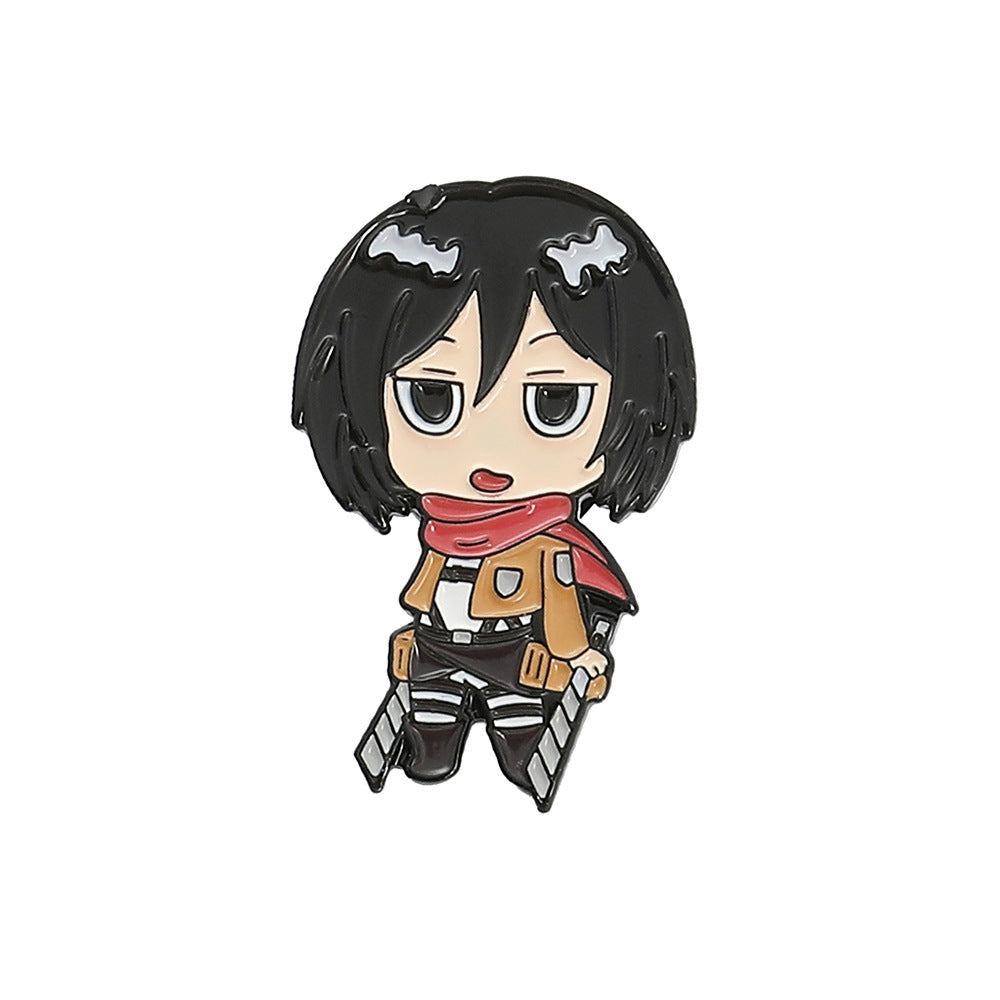 Anime Metal Brooch Badge
