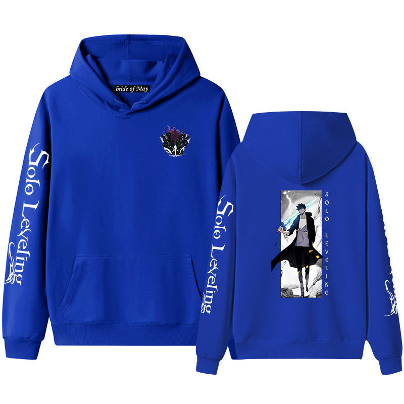 Unisex Anime Printed Pullover Hoodie