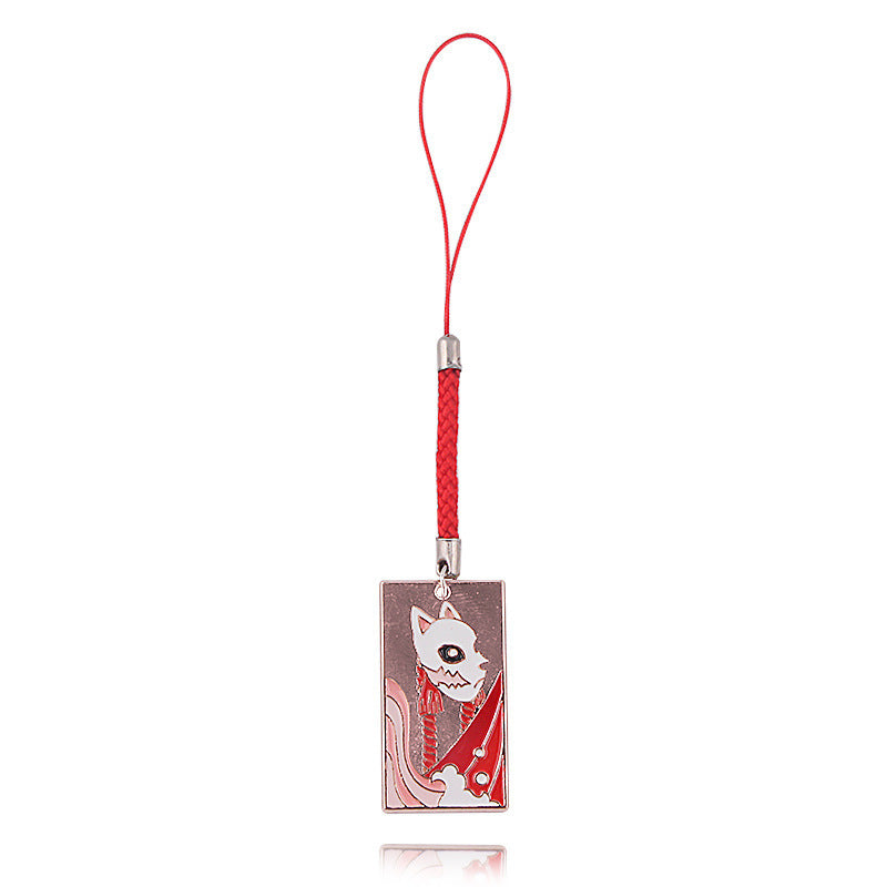 Cute Anime Tanjiro Rope Pendant