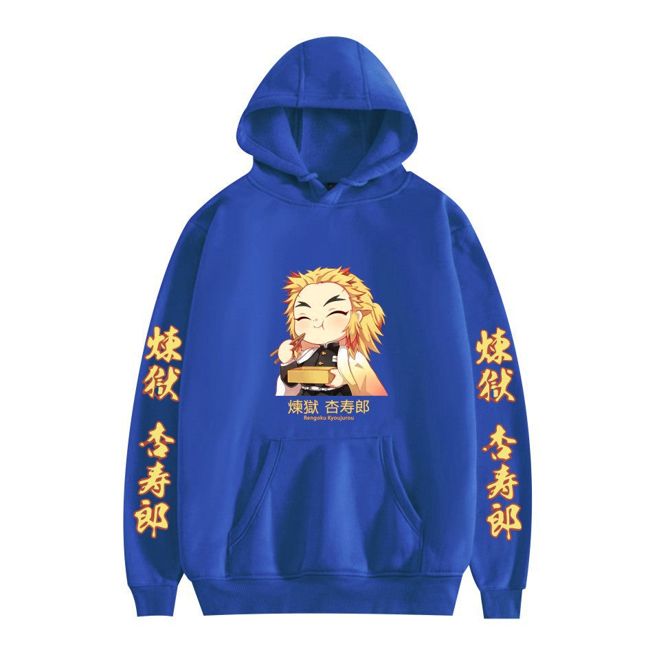 Unisex Cute Anime Printed Casual Loose Hoodie