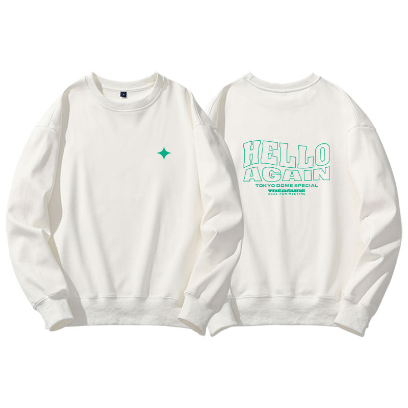 TREASURE HELLO AGAIN Graphic Print Sweatshirt