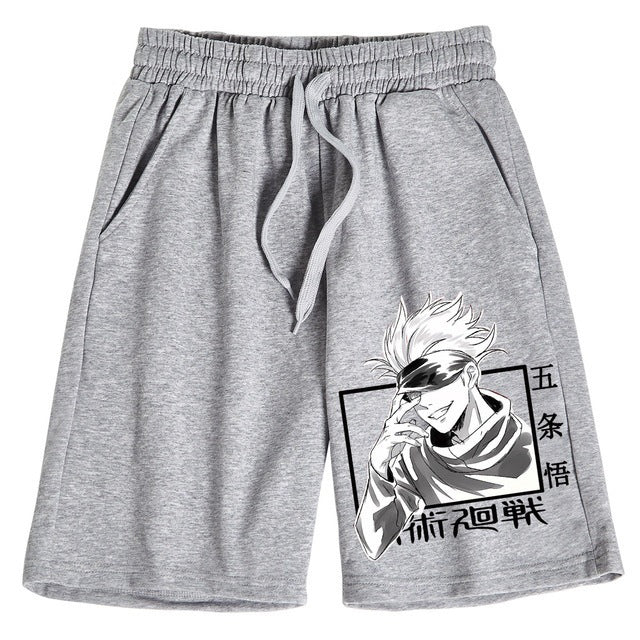 Casual Anime Sports Men's Loose Shorts