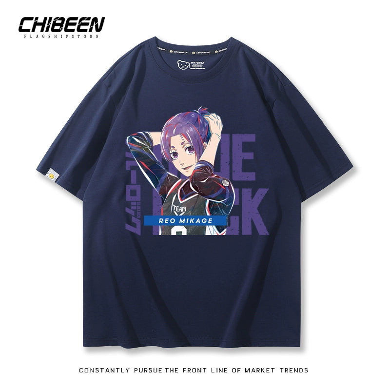 Casual Anime Short Sleeve Summer Cotton Tee