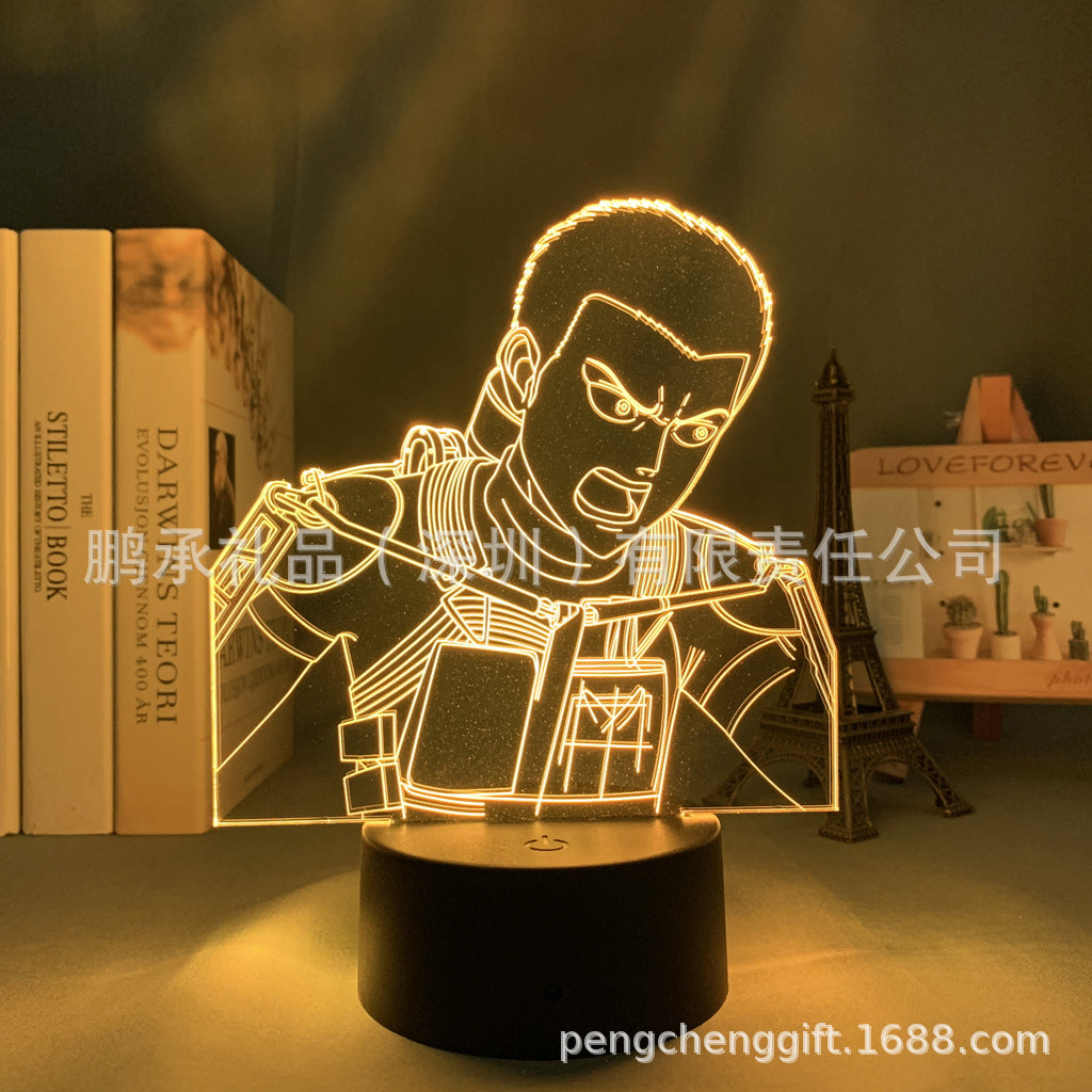 Colorful Anime Acrylic 3d Night Light