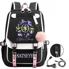 Katseye Large Capacity Backpack Gift