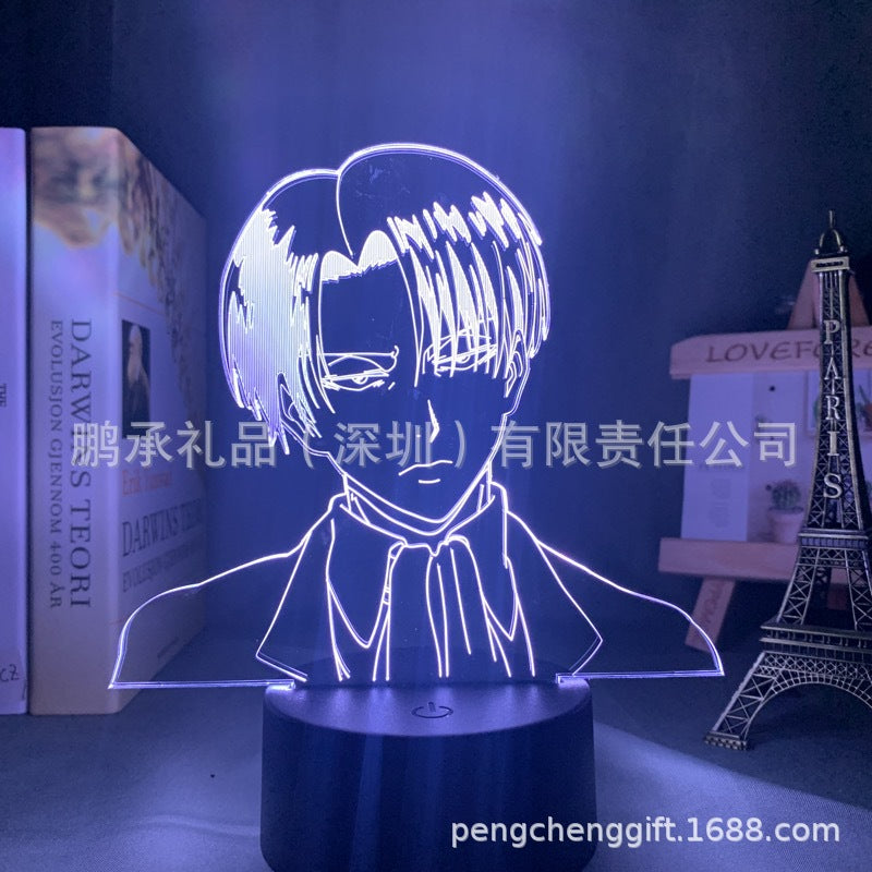 Colorful Anime Acrylic 3d Night Light
