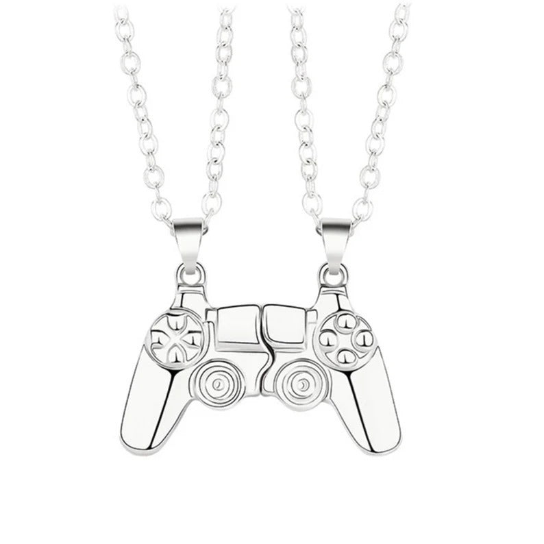 Game Console Handle Couple Necklace