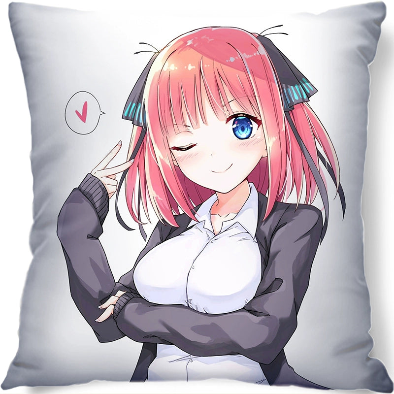 Nakano Anime Throw Pillow
