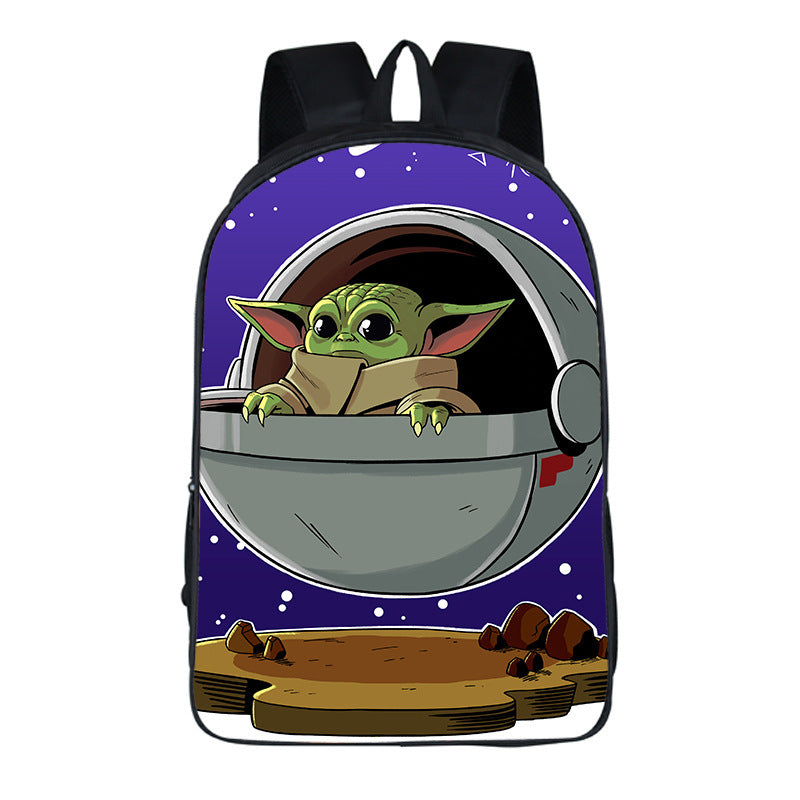 Children's Baby Yoda Printed Backpack