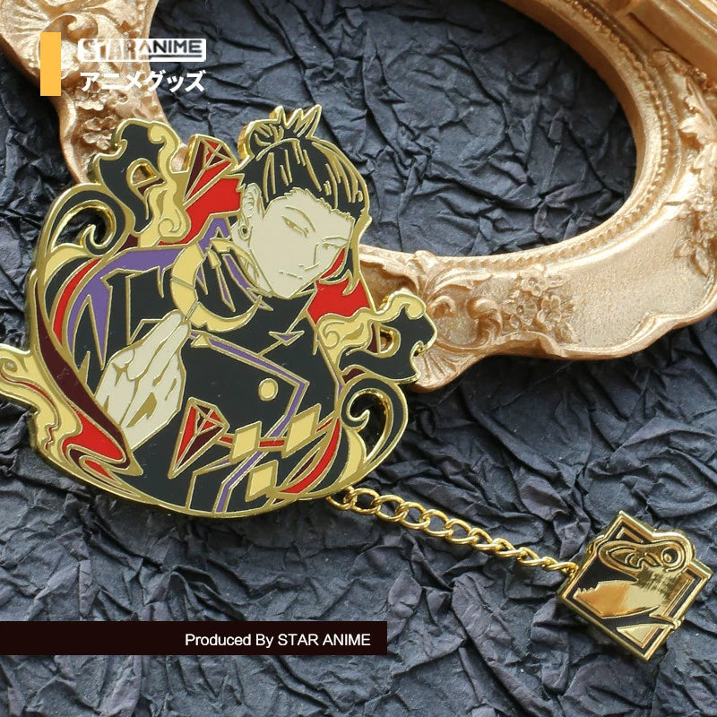 Exquisite Anime Metal Badge Pendant