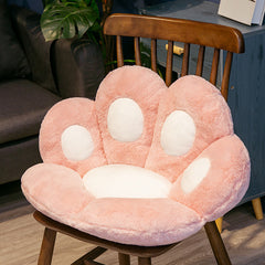 3 Different Colors Cute Cat Paw Back Pillows