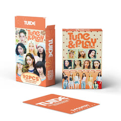 92PCS TUIDE TUNE & PLAY Photocard Sticker