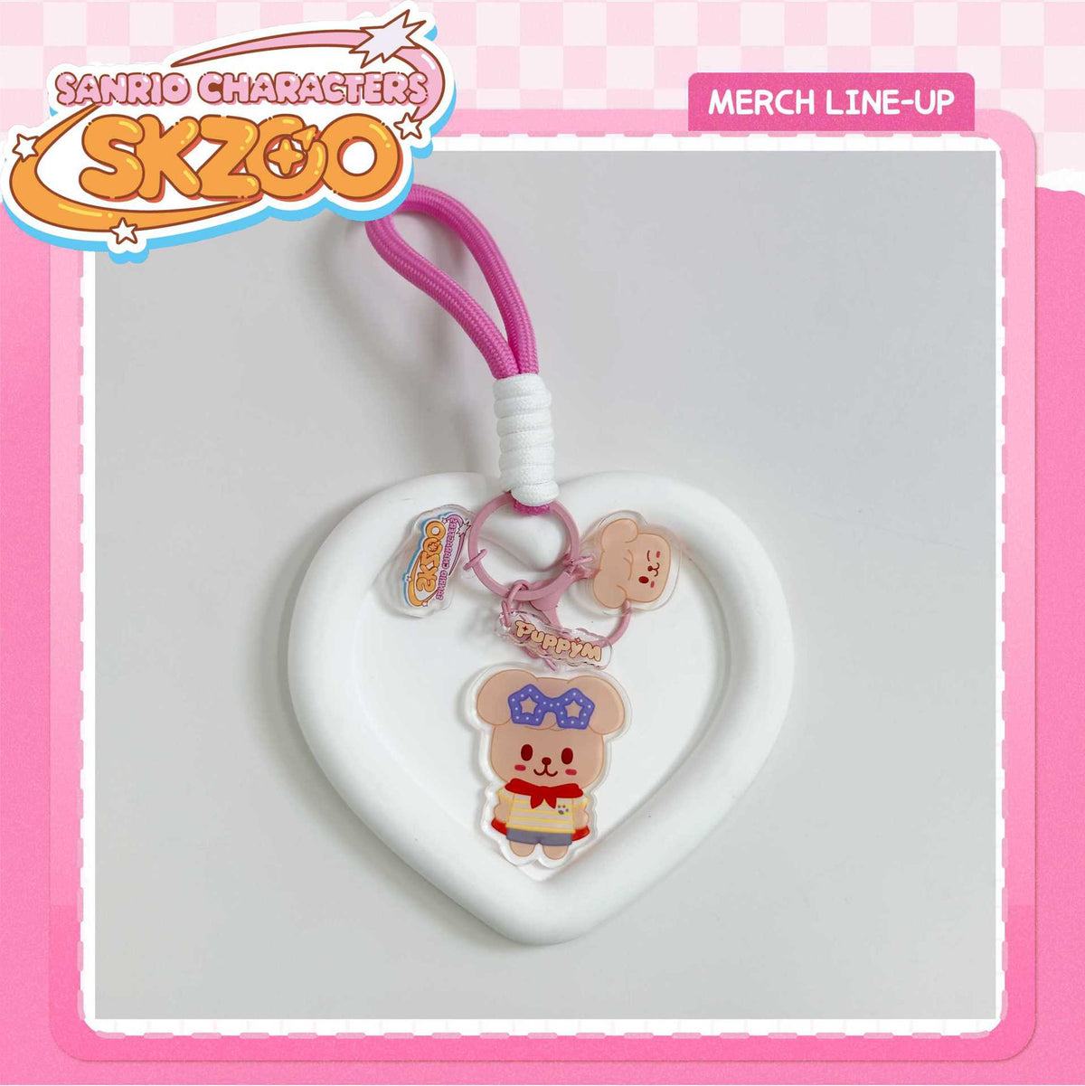 SKZ Acrylic Pendant Rope Keychain
