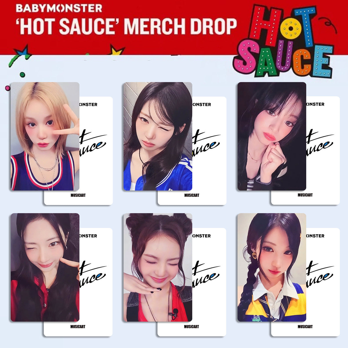 KPOP Album HOT SAUCE Bonus Card
