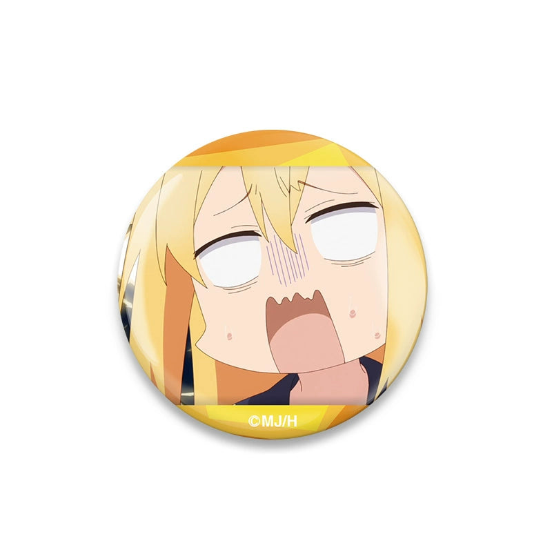 Funny Anime Emoji Badge