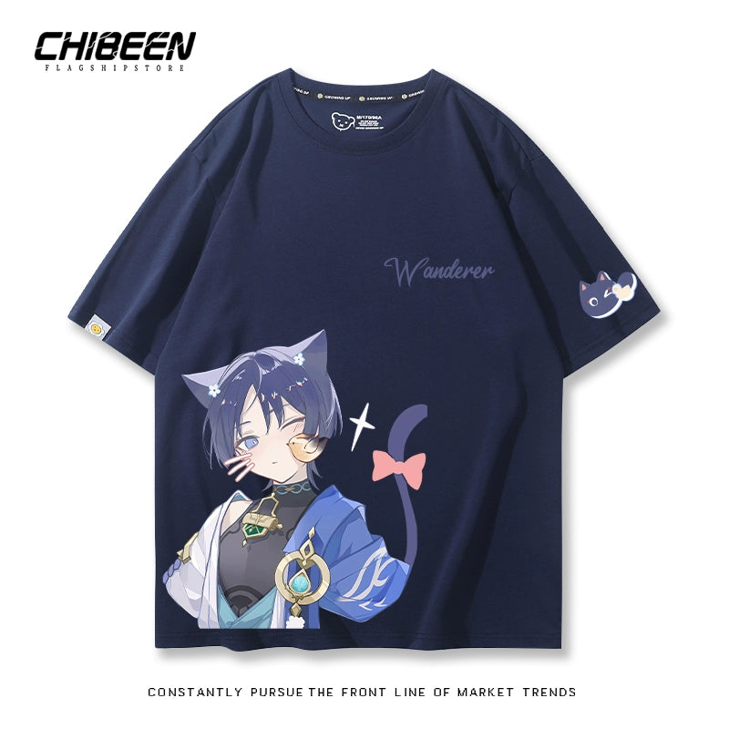 Casual Game Cotton Short Sleeve T-Shirt