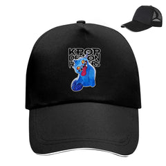 Derpy Tiger Printed Breathable Mesh Cap