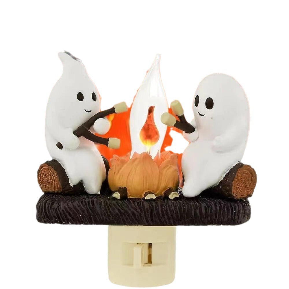 Spooky Campfire Ghosts Night Light