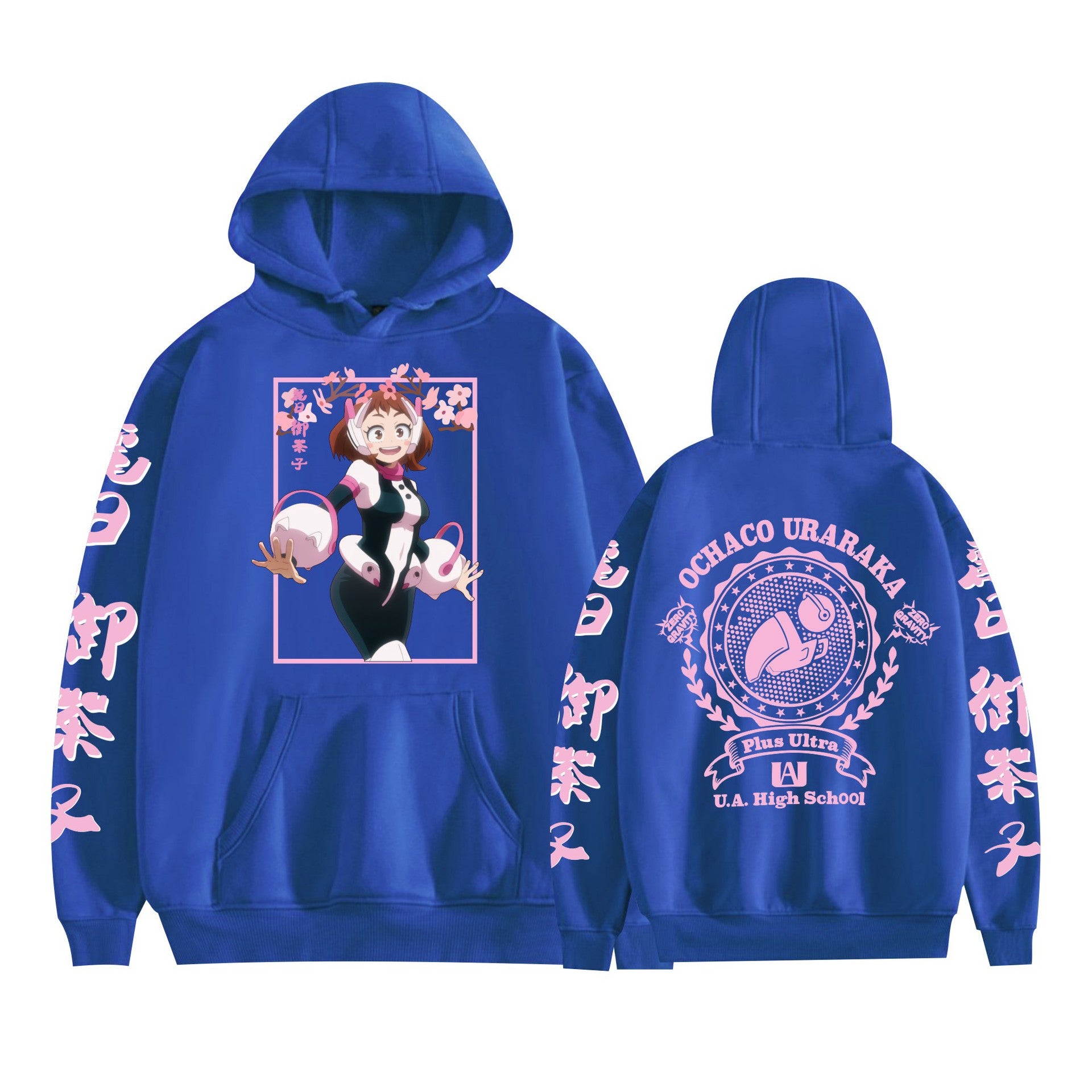 Unisex Anime OCHACO Printed Casual Hoodie