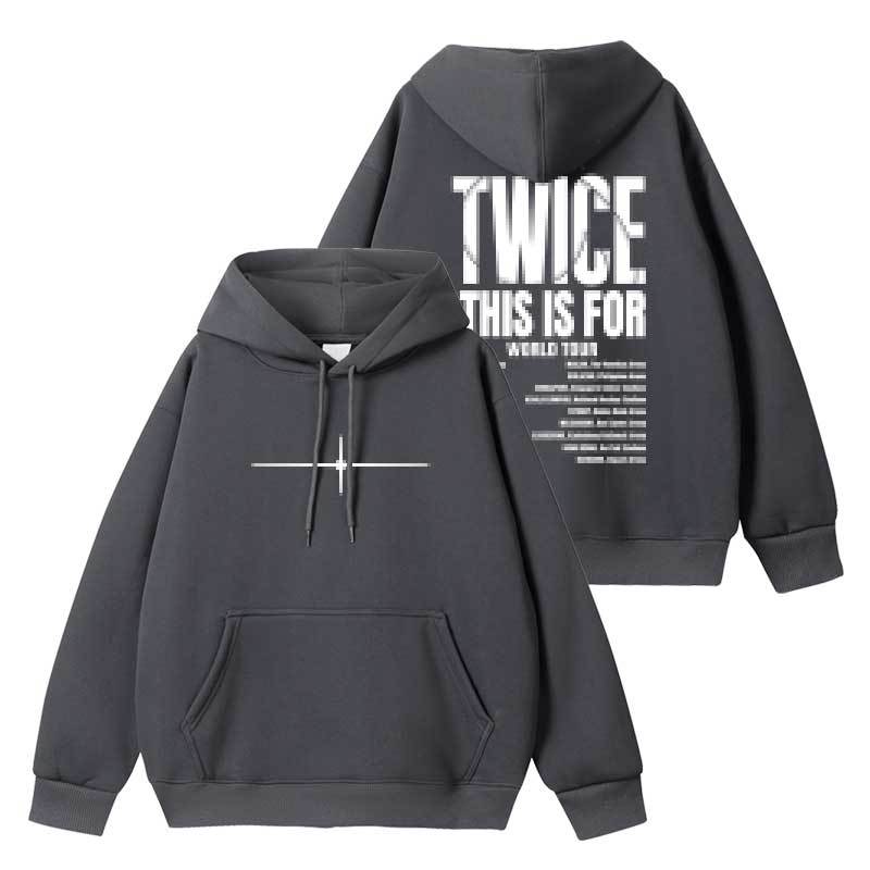 Casual TWICE ThisIsFor Pullover Hoodie Jacket