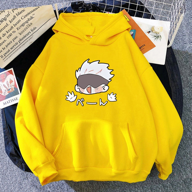 Casual Anime Men's and Women's Loose Hoodie