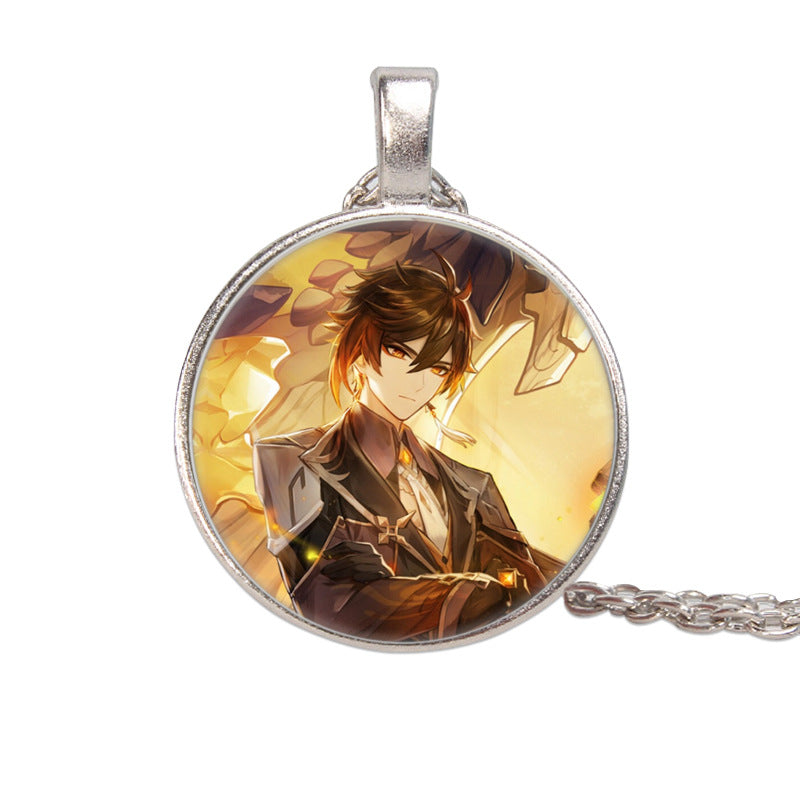Trendy Game Gem Necklace
