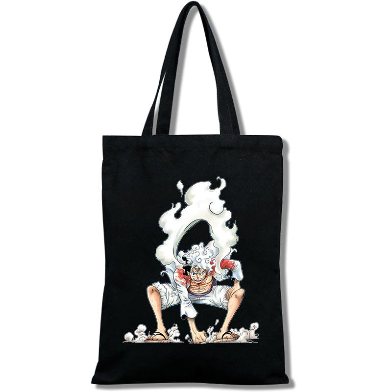 Nika Luffy 5 Gear Printed Canvas Shoulder Bag