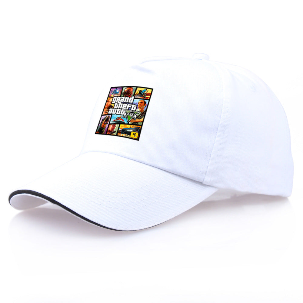 Casual Game Logo Printed Baseball Cap