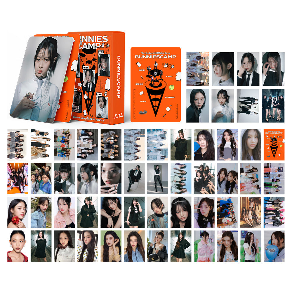 55PCS NJZ Bunnies Camp Photocard