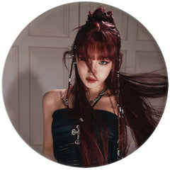 "Crow" Trailer Photo Badge Mirror Keychain