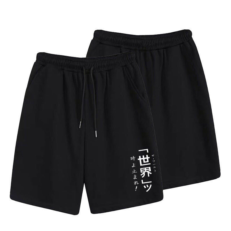 Casual JOJO Anime Men's Summer Sports Shorts