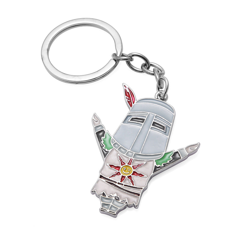 Game Metal Keychain Necklace