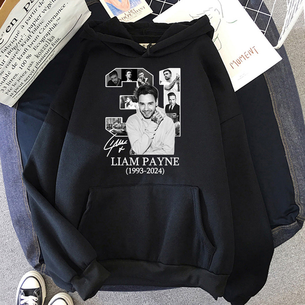 Liam Graphic Print Pullover Hoodie