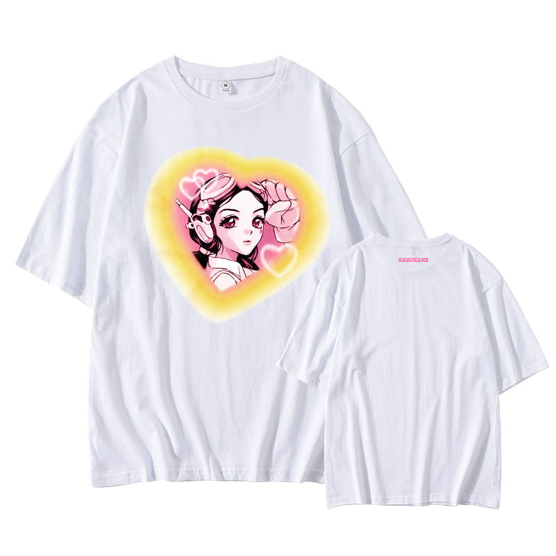 DANIELLE HAERIN HANNI Cotton Short-sleeved T-shirt