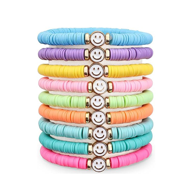 Cute Taylor Color Sliced Bracelet Set