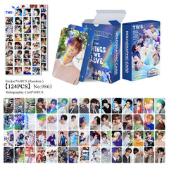 124PCS TWS Flash Photocard Sticker Special Edition